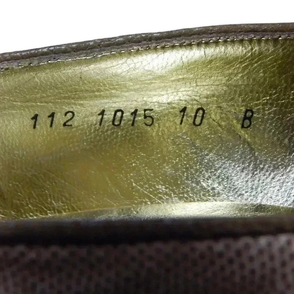 Walter Steiger Vintage Pumps Women's Size 10 B Brown Cone Mid Heel - Picture 12 of 12